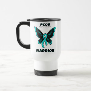 Butterfly/Warrior...PCOS Travel Mug