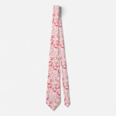 Butterfly Watercolor Blush Pink Tie (Front)