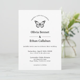 Butterfly Wedding Invitation