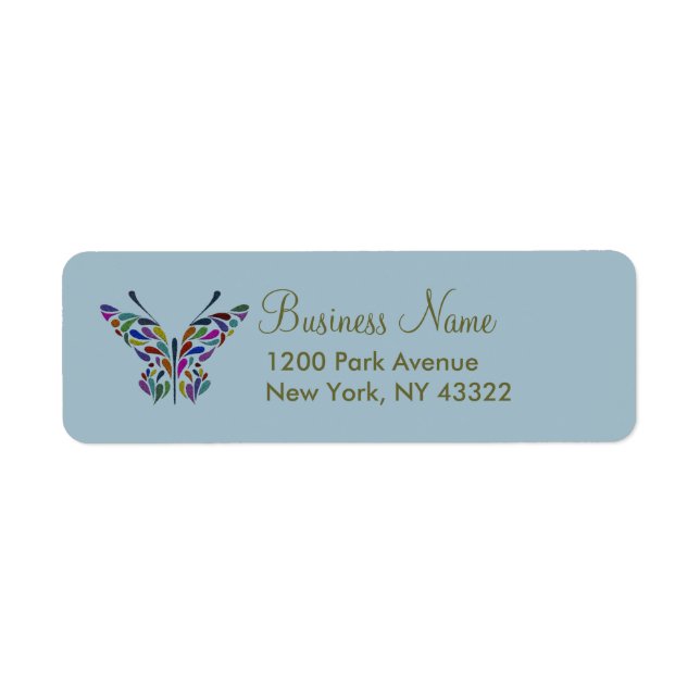 Butterfly Whispe ~ 30 Address Labels 3/4" x 2 1/4" (Front)