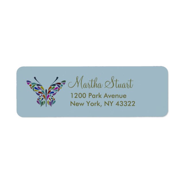 Butterfly Whispers 2 ~ 30 Labels 3/4" x 2 1/4" (Front)