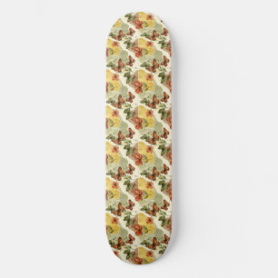 Butterfly Whispers in Earth Tones Skateboard