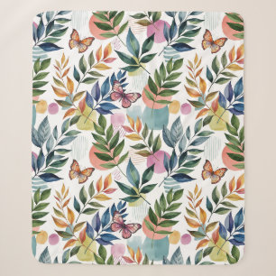 Butterfly Whispers Sherpa Blanket