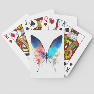 Butterfly Wild Nature Animal Color Art Painting Playing Cards