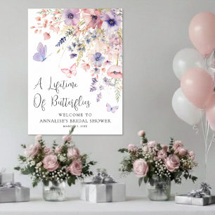 Butterfly Wildflower Bridal Shower Poster