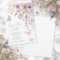 Butterfly Wildflower Wedding