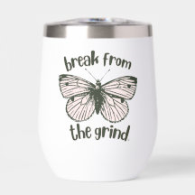 Butterfly Wine Tumbler