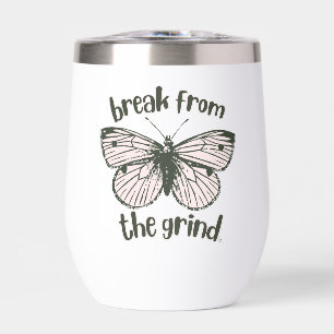Butterfly Wine Tumbler