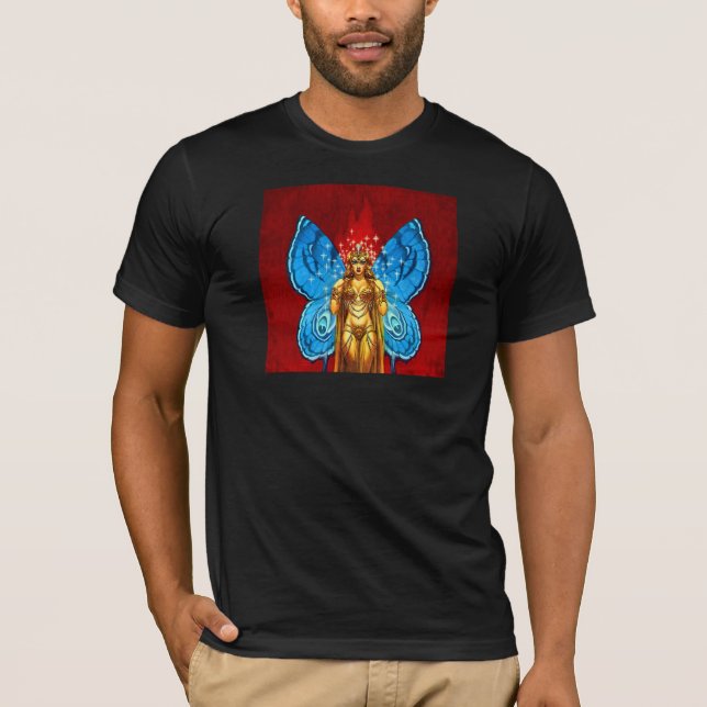 Butterfly Winged Fairy Dark T-Shirt (Front)