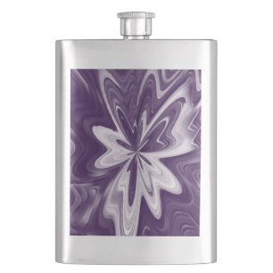 butterfly wings hip flask