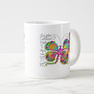 BUTTERFLY WINGS Mug by April McCallum