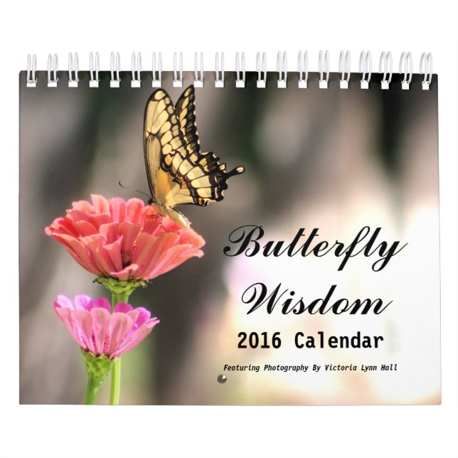 Butterfly Wisdom 2016 Calendar (Cover)