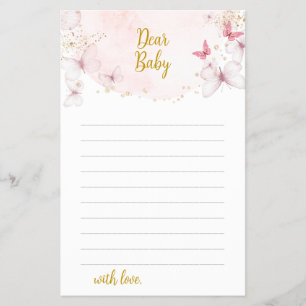 Butterfly Wishes For Baby Card