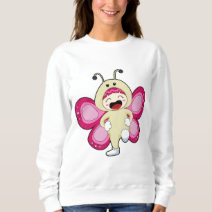 Butterfly with Costume Sweatshirt