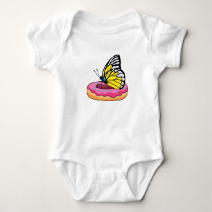 Butterfly with Doughnut Baby Bodysuit