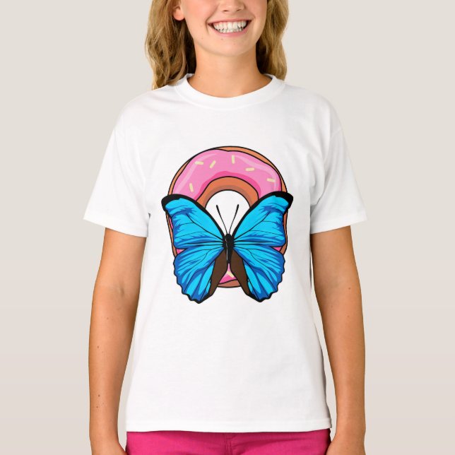 Butterfly with Doughnut T-Shirt (Front)