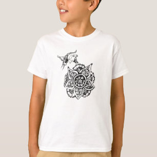 Butterfly with Flower(Henna) T-Shirt