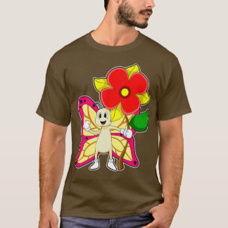 Butterfly with Flower T-Shirt