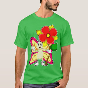 Butterfly with Flower T-Shirt