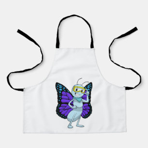 Butterfly with Goggles Apron
