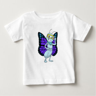 Butterfly with Goggles Baby T-Shirt