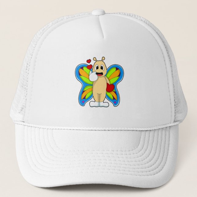 Butterfly with Heart Trucker Hat (Front)