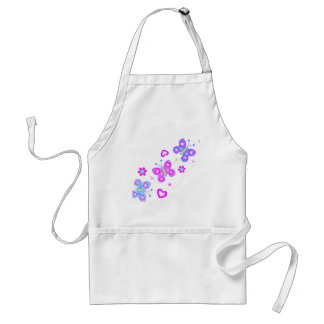 butterfly with hearts standard apron