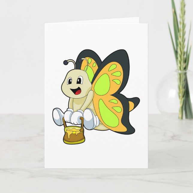 Butterfly with Honey Card (Front)