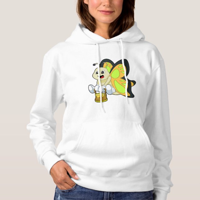 Butterfly with Honey Hoodie (Front)