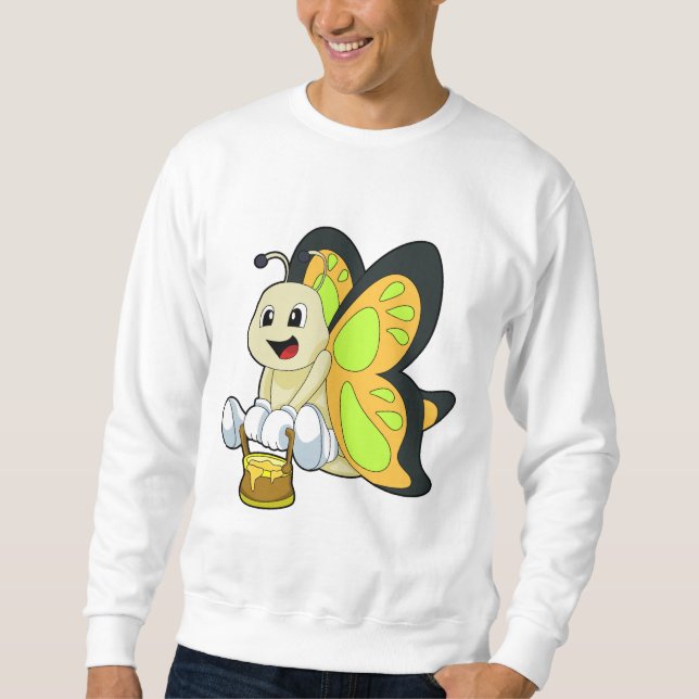 Butterfly with Honey Sweatshirt (Front)