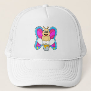 Butterfly with Honey Trucker Hat