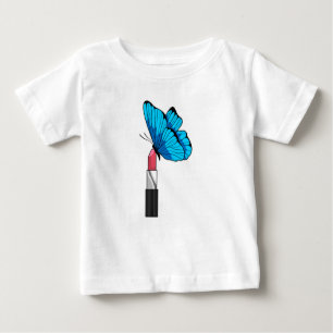 Butterfly with Lipstick Baby T-Shirt