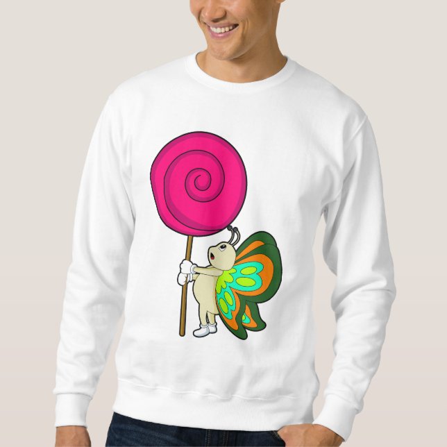 Butterfly with Lollipop Sweatshirt (Front)