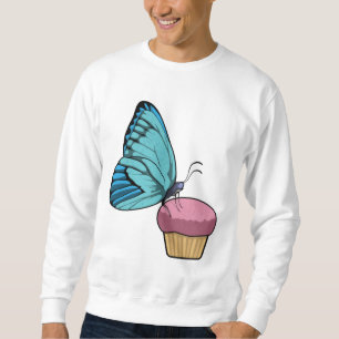 Butterfly with Muffin Sweatshirt