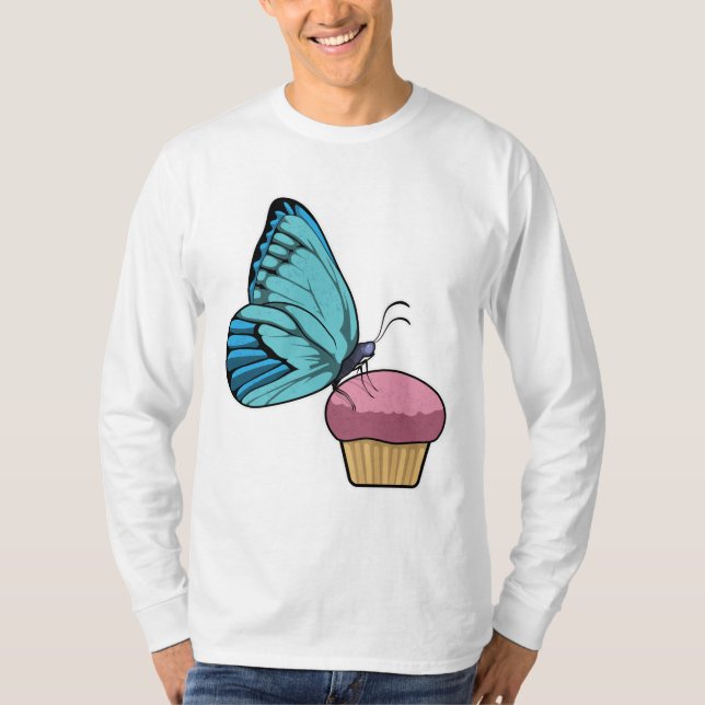 Butterfly with Muffin T-Shirt (Front)