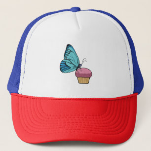 Butterfly with Muffin Trucker Hat