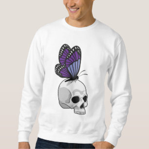 Butterfly with Skull Sweatshirt