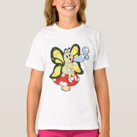 Butterfly with Soap bubbles