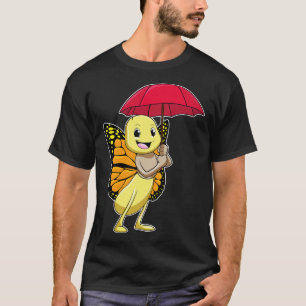 Butterfly with Umbrella T-Shirt