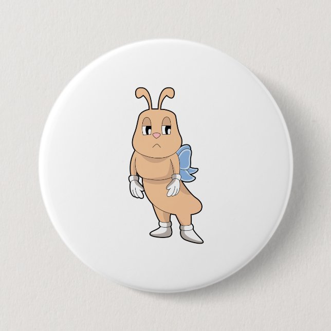 Butterfly without Wings 7.5 Cm Round Badge (Front)