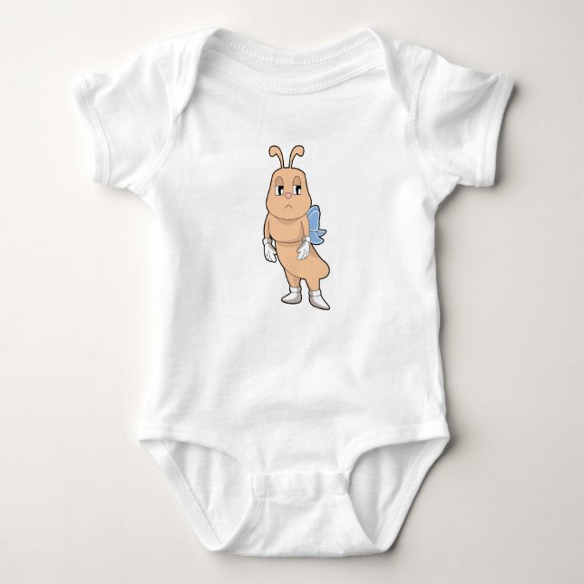 Butterfly without Wings Baby Bodysuit (Front)