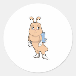 Butterfly without Wings Classic Round Sticker