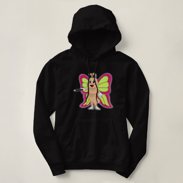 Butterfly Wizard Magic wand Hoodie (Design Front)