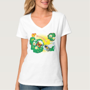BUTTERFLY Women V-Shirt T-Shirt