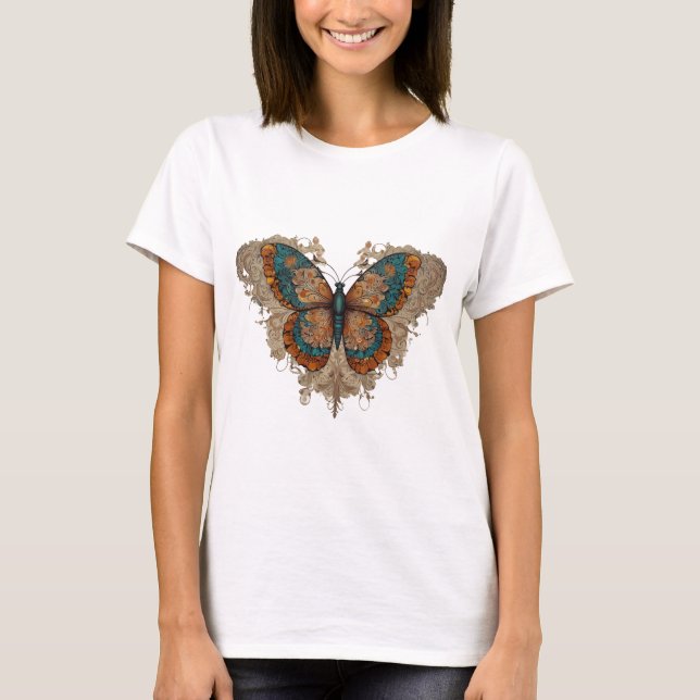 Butterfly Womens T-shirts| T-Shirt (Front)
