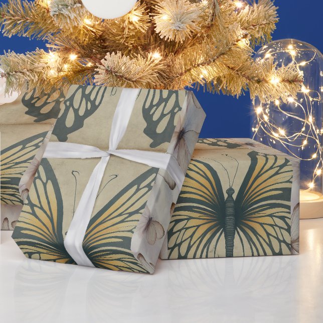 Butterfly Wonderland design Wrapping paper  (Holidays)