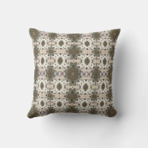 Butterfly Woodcarving Pillow