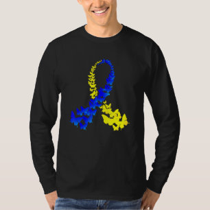 Butterfly World Down Syndrome Day Women Kids T-Shirt