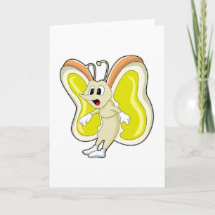 Butterfly yellow card