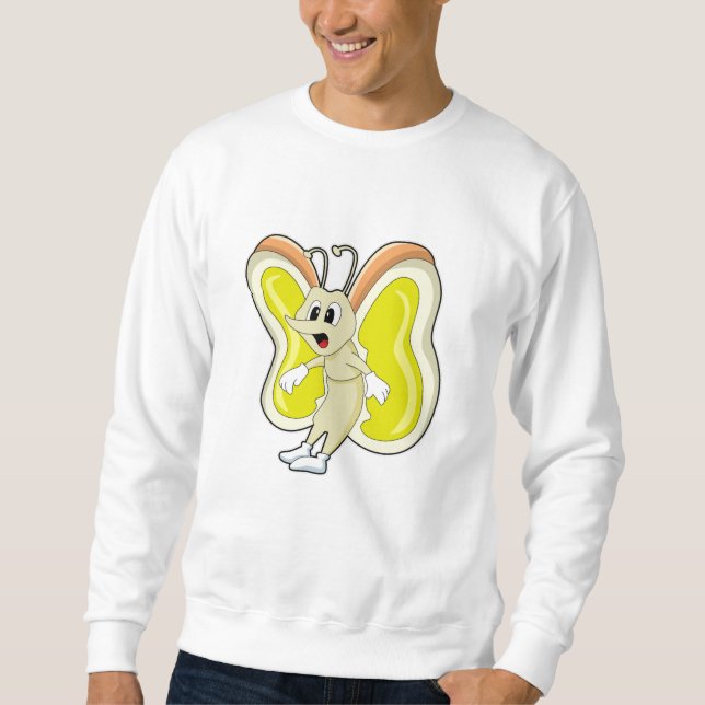 Butterfly yellow sweatshirt (Front)